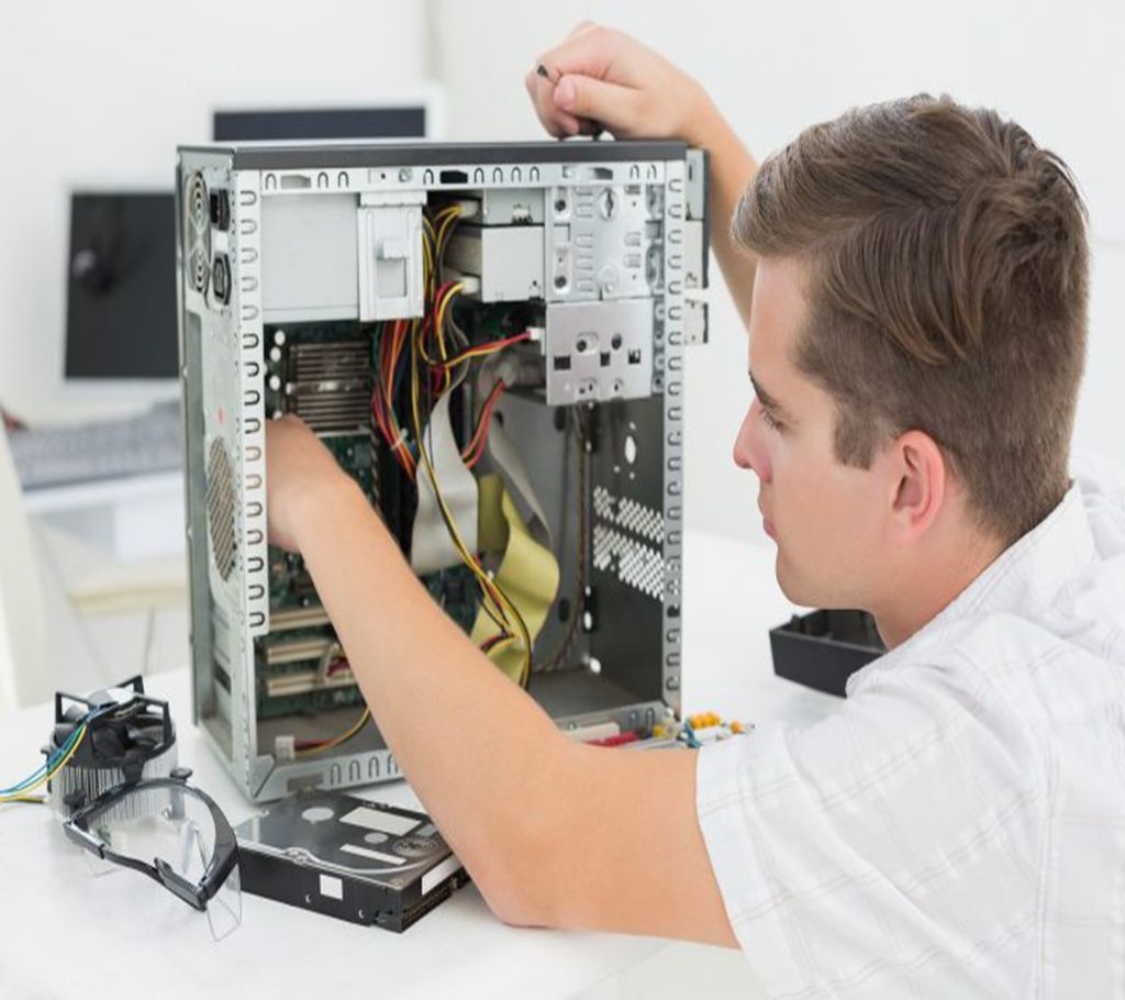 Desktop computer servicing