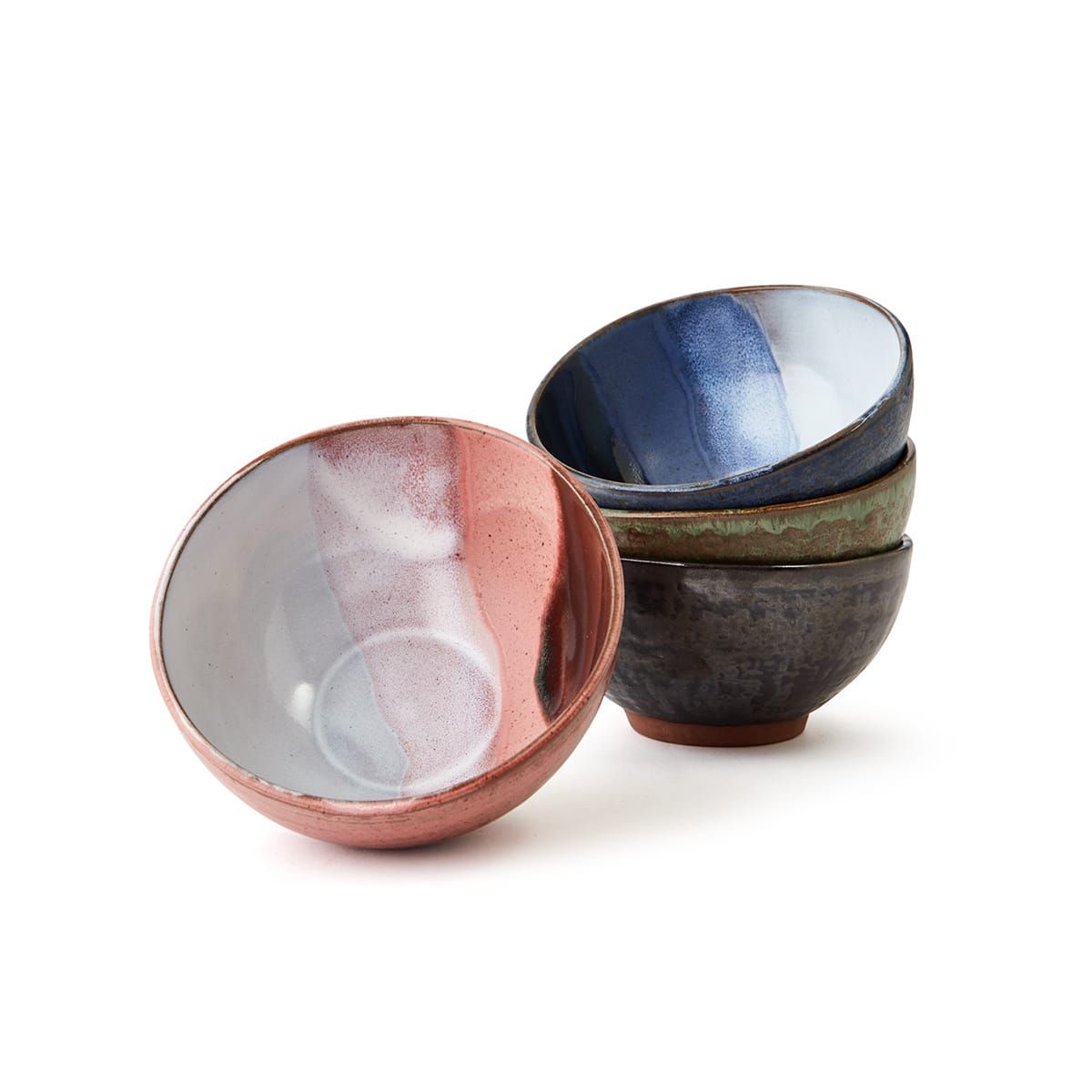 4 Pack Glazed Market Mini Bowls