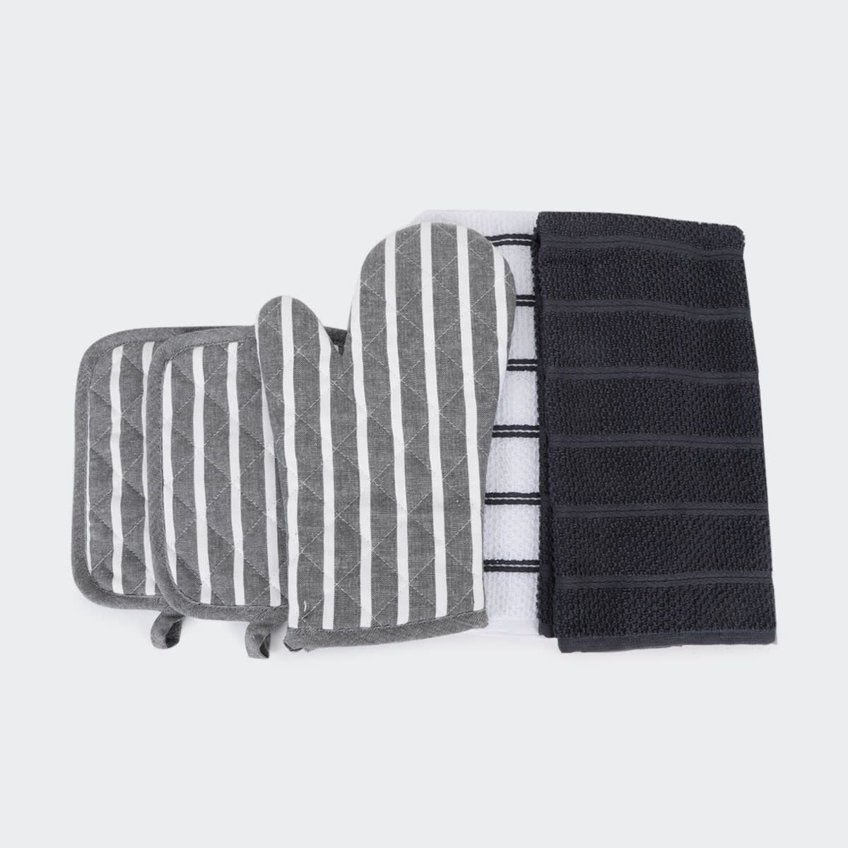 5 Piece Grey Kitchen Set