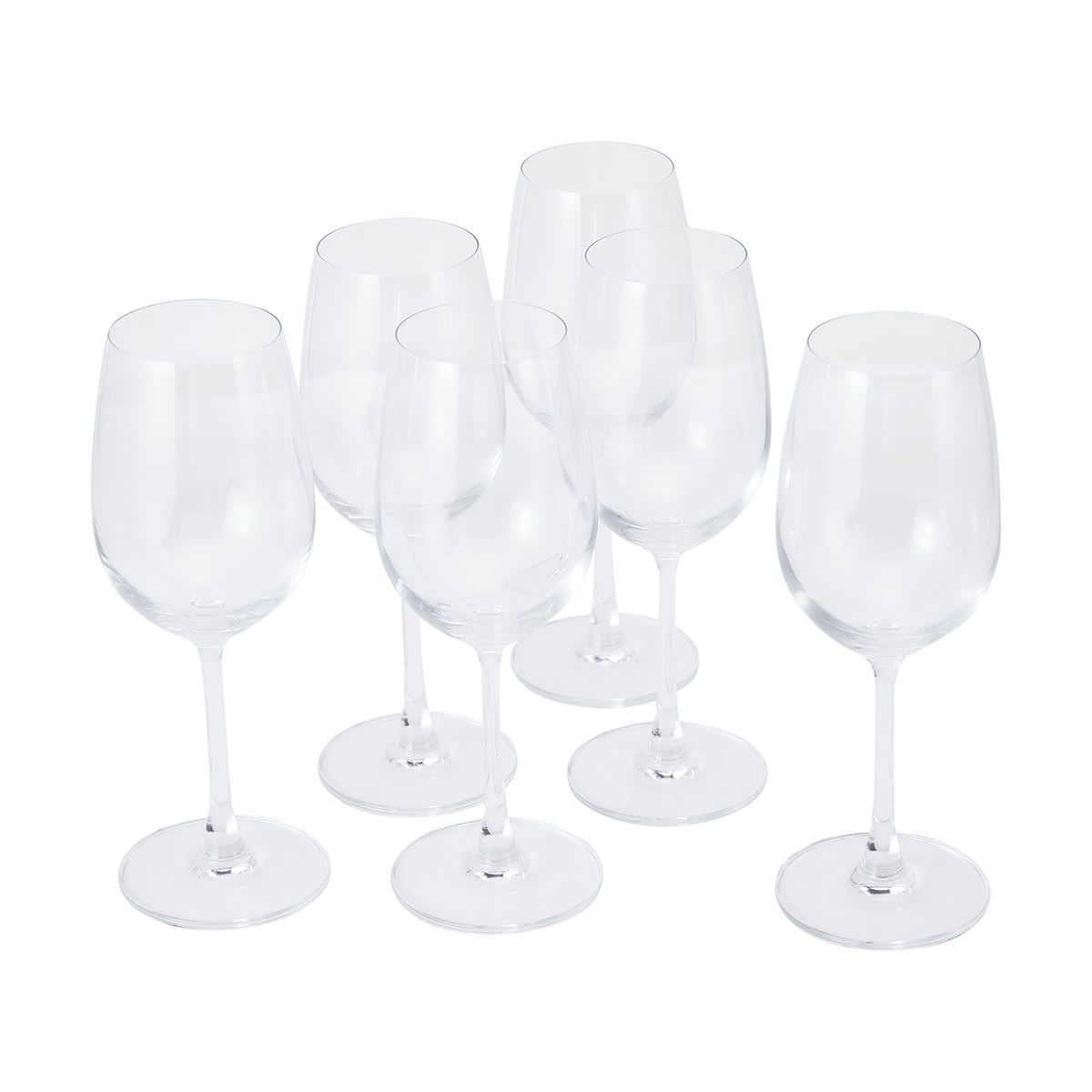 6 Dine White Wine Glasses