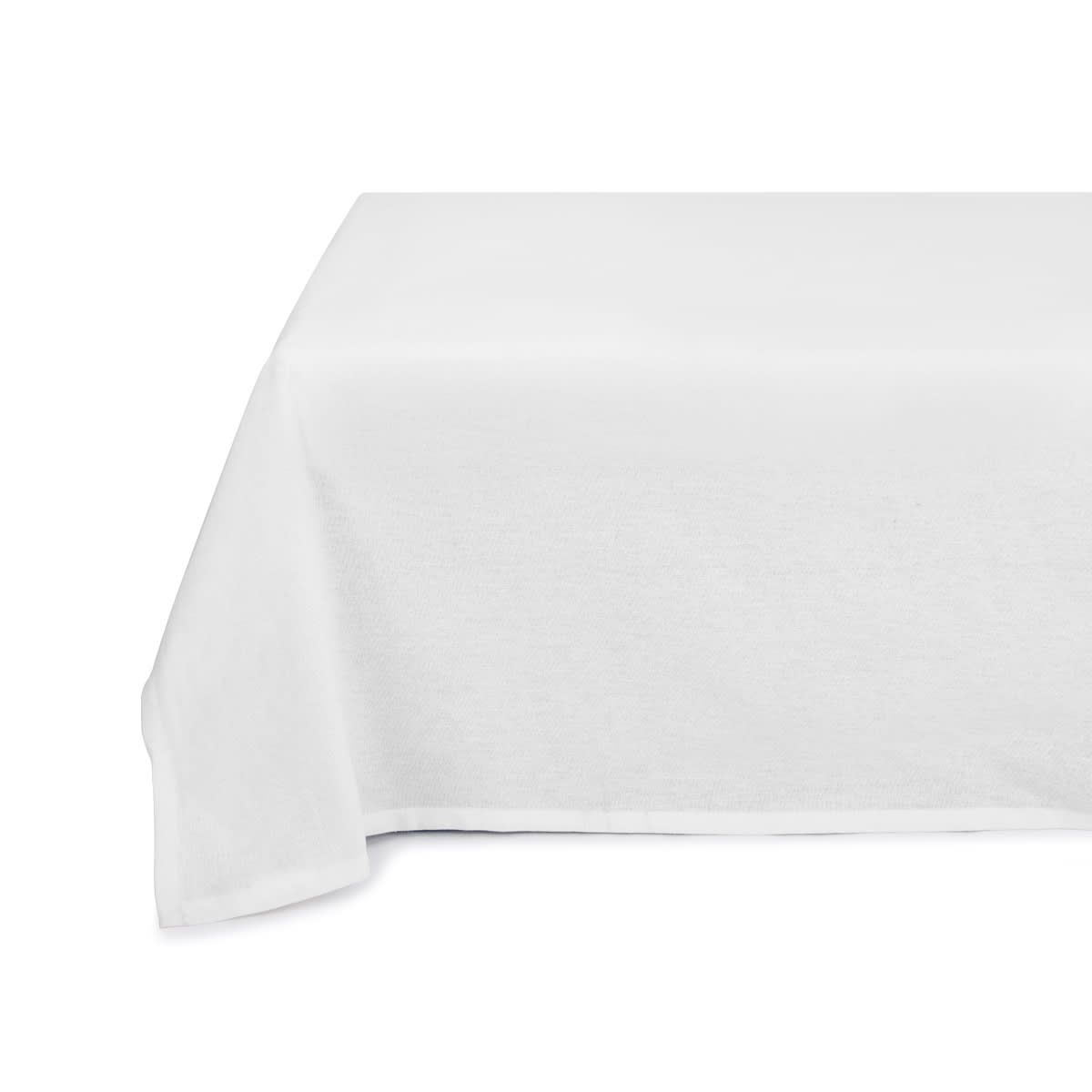White Cotton Tablecloth