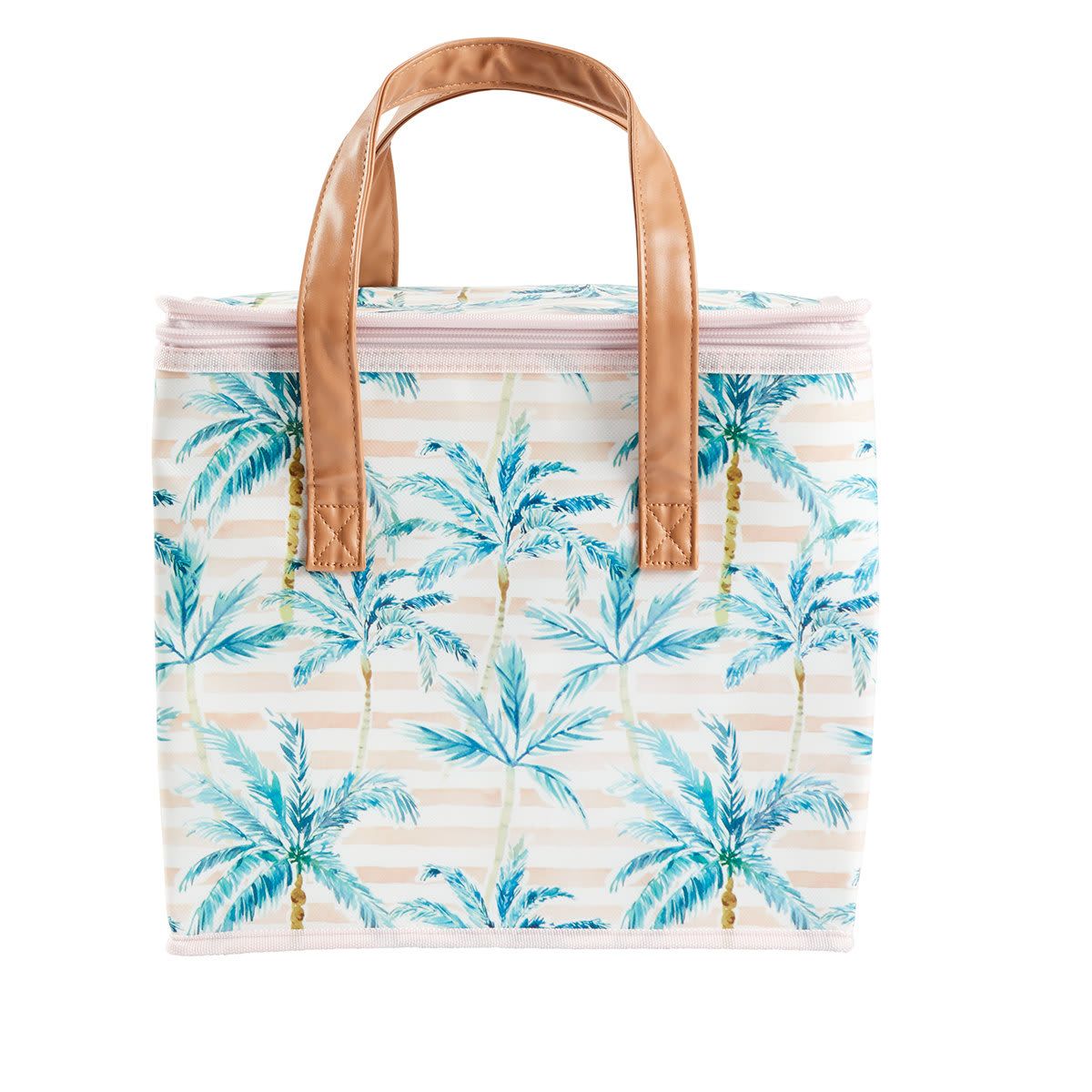 Coastal Palm Large Insulated Collapsible Lunch Bag