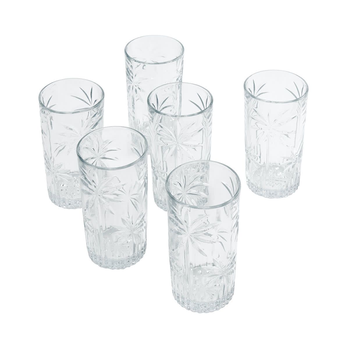 6 Palm Hiball Glasses