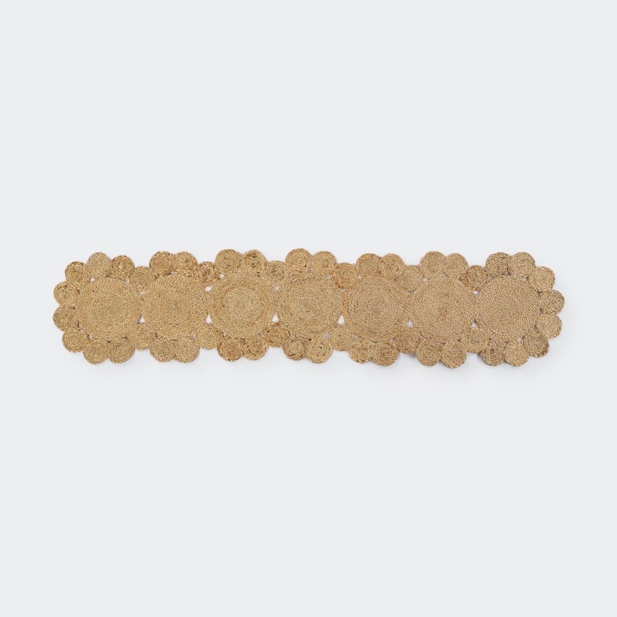 Jute Circles Table Runner