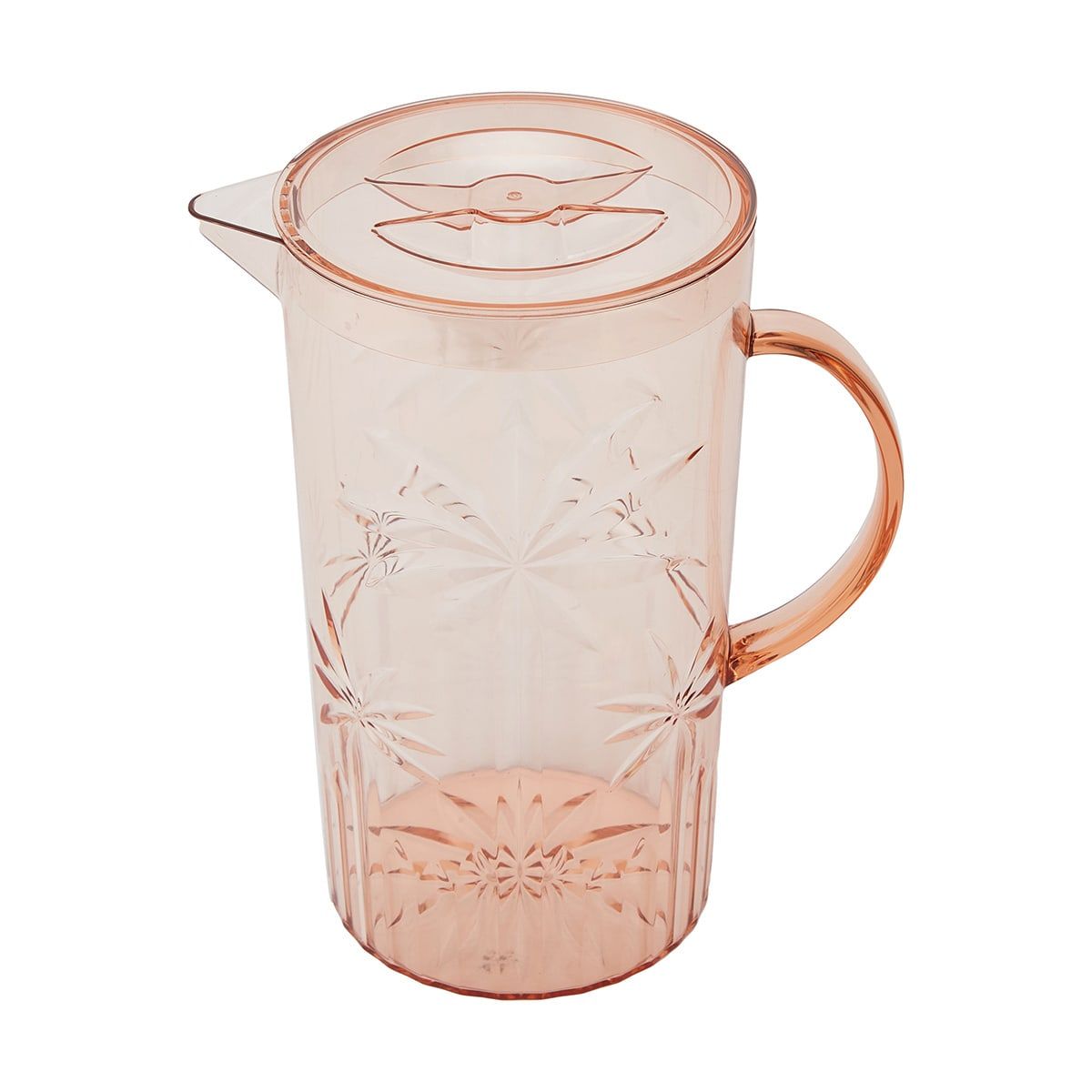 2.8L Pink Palm Acrylic Drink Jug