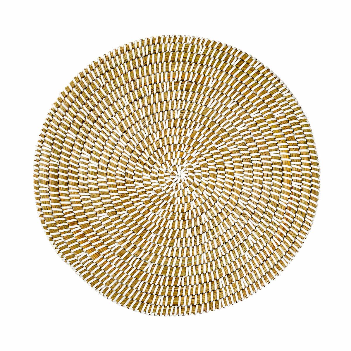 White Coil Placemat
