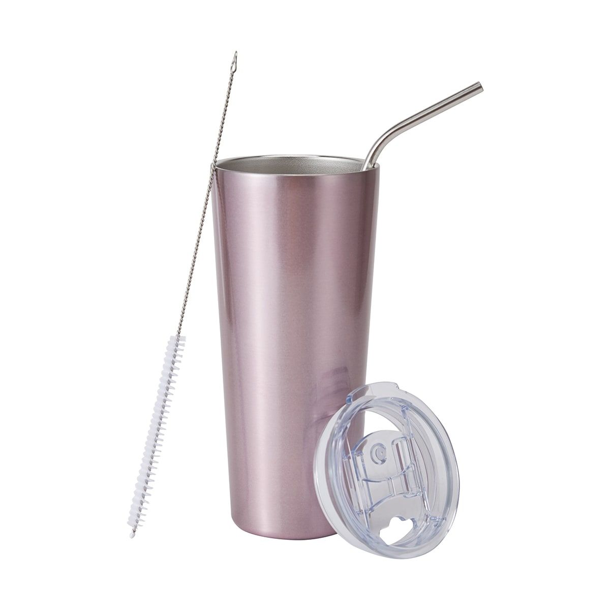 600ml Pink On The Go Tumbler Set