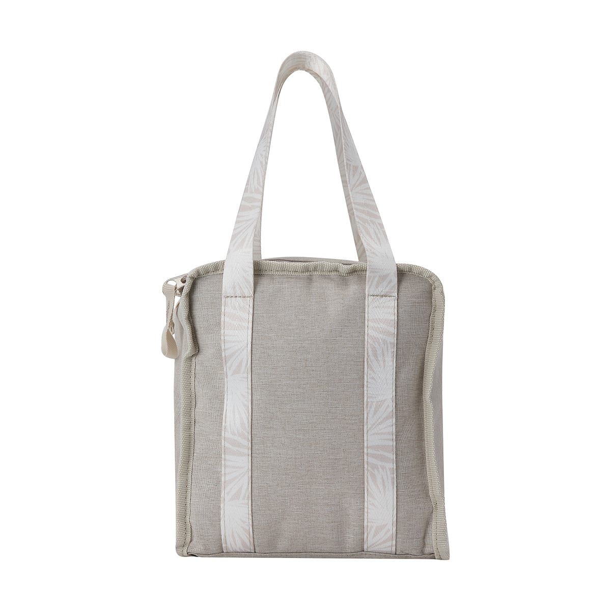 Natural Palm Insulated Lunch Tote