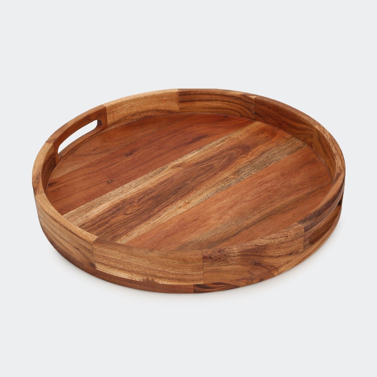 Acacia Round Serving Tray