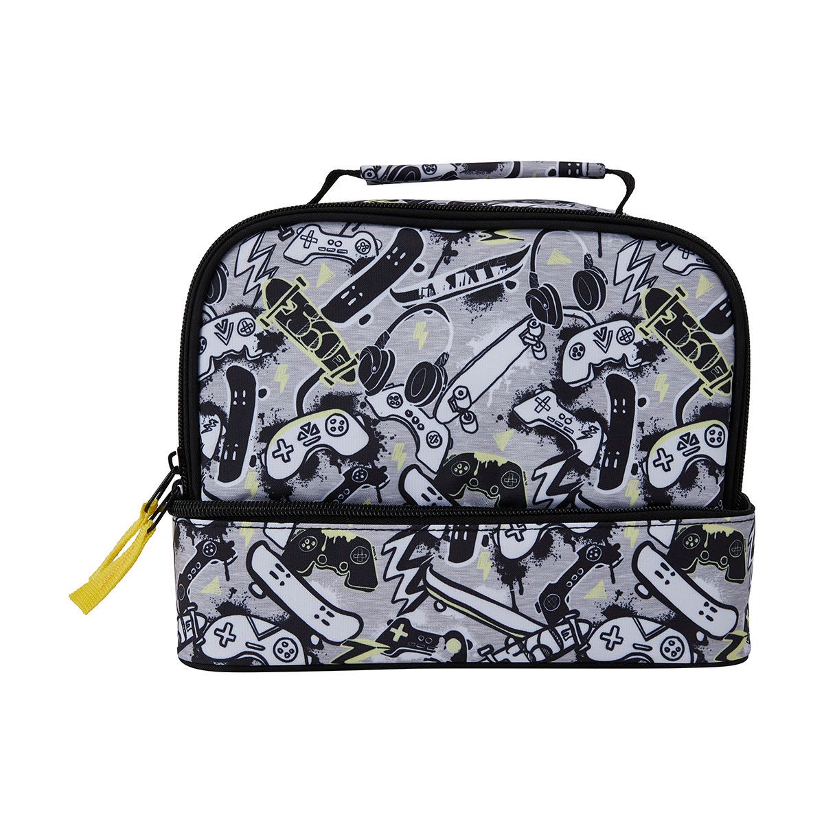 Gaming Insulated Twin Deck Lunch Bag