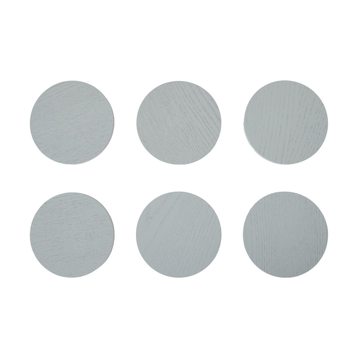 Set of 6 Grey Coasters