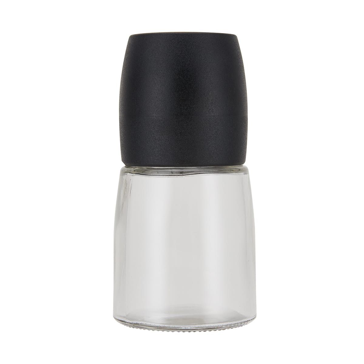 Black Glass Salt & Pepper Mill