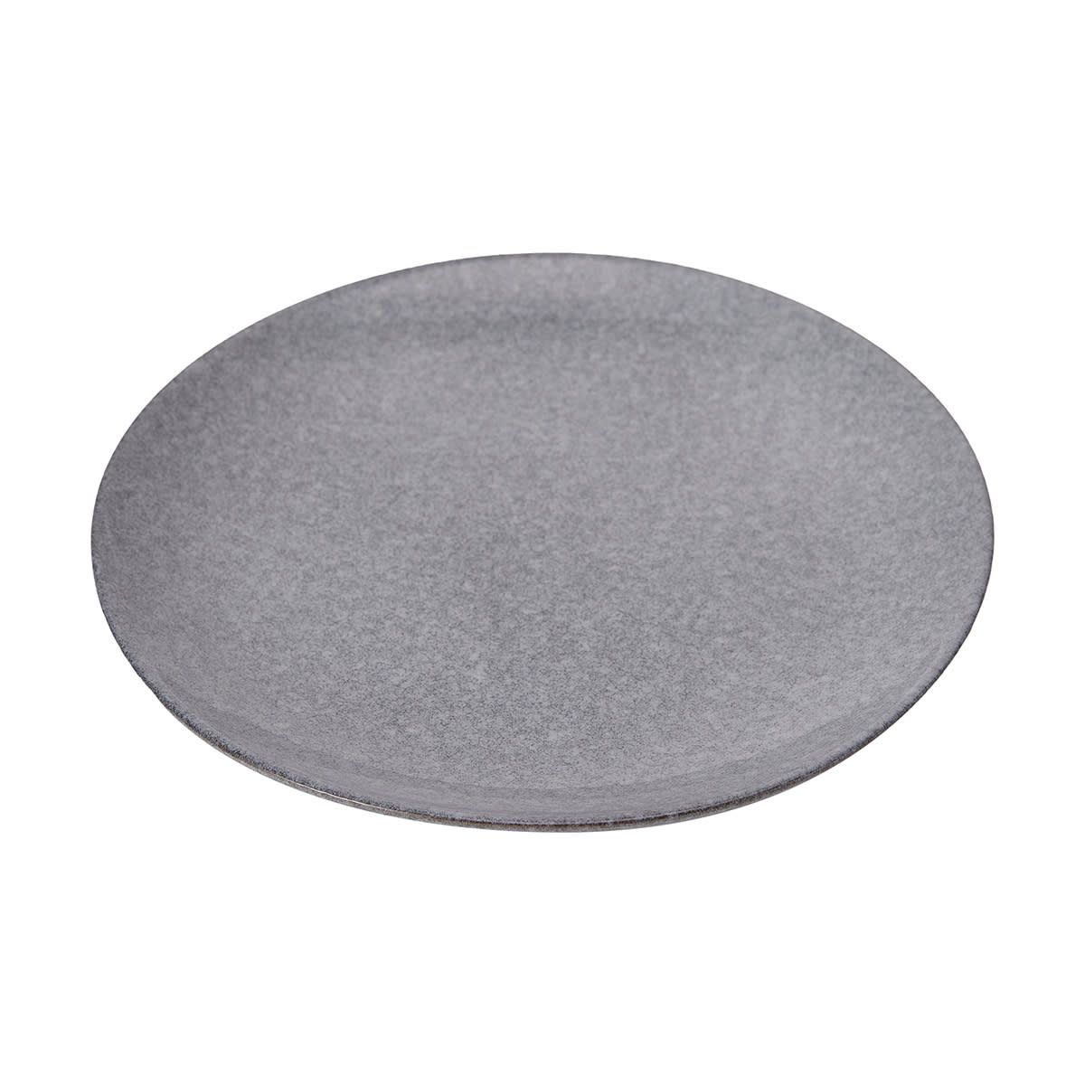Grey Glazed Dinner Plate