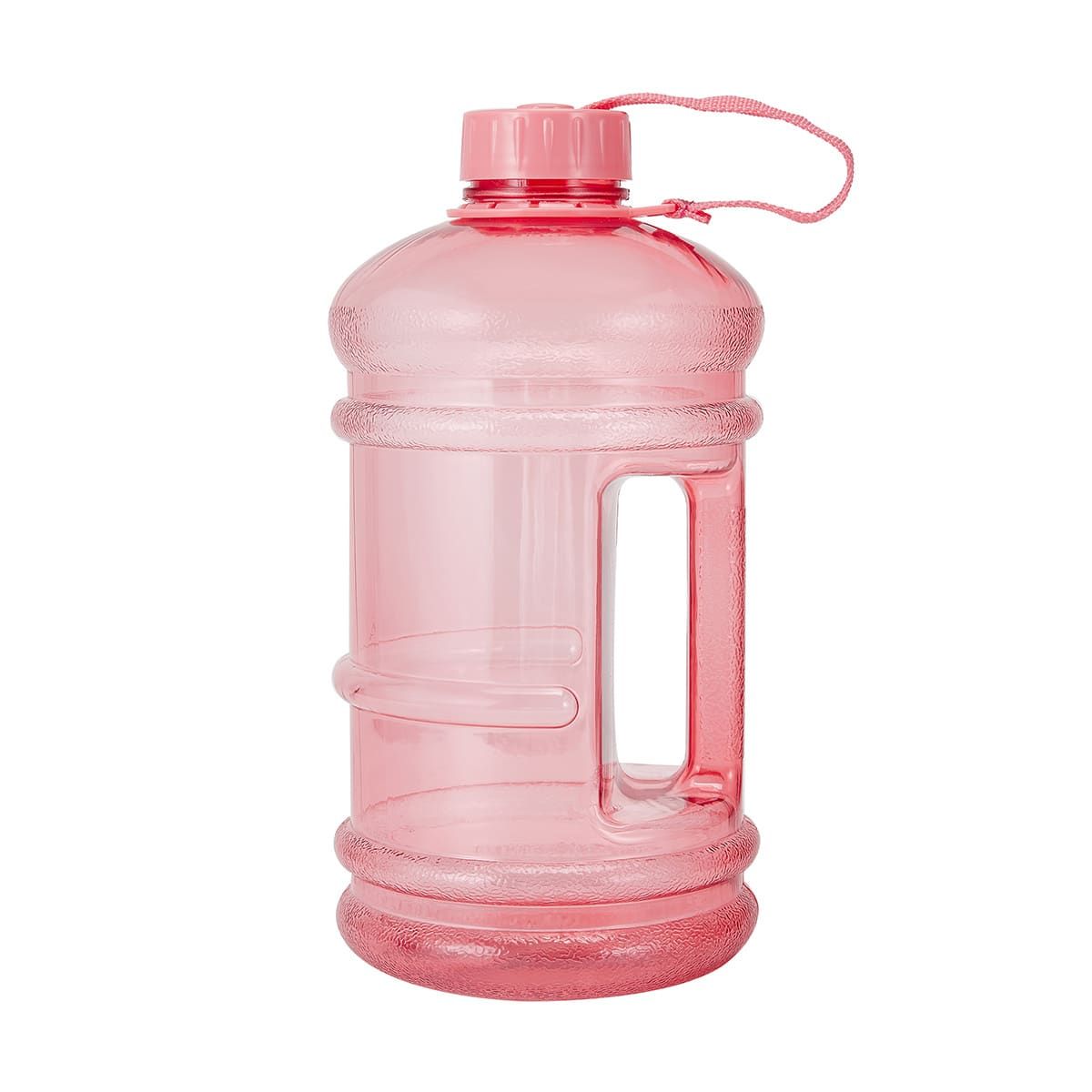 2L Coral Sport Drink Bottle with Handle