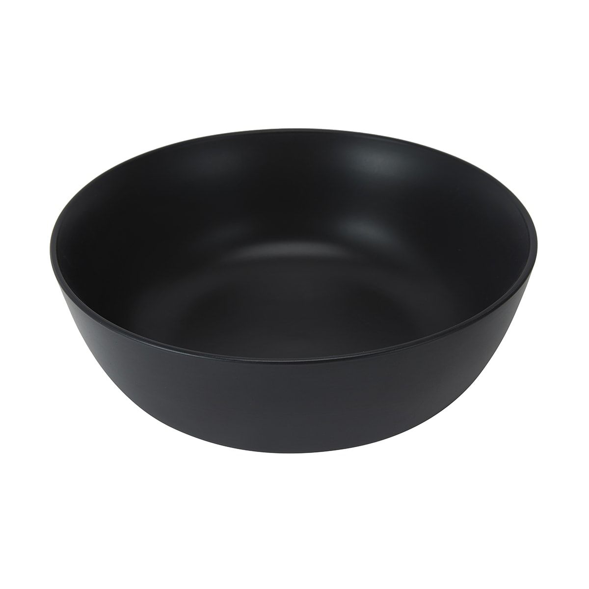 Matte Black Salad Bowl