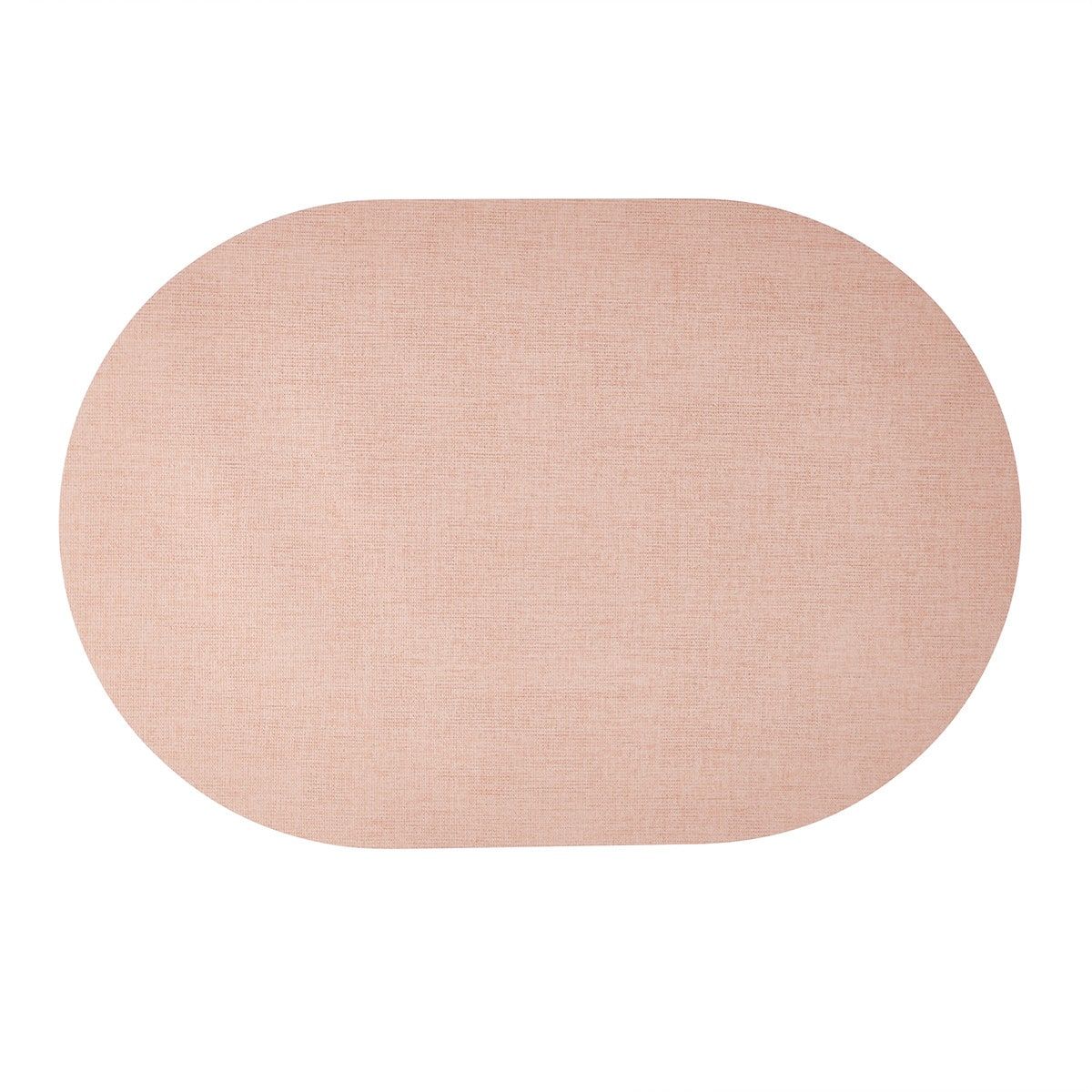 Leather Look Reversible Placemat - Pink and Grey