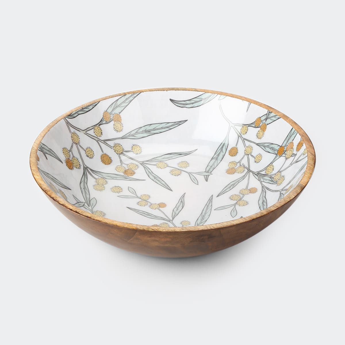 Wattle Wooden Bowl