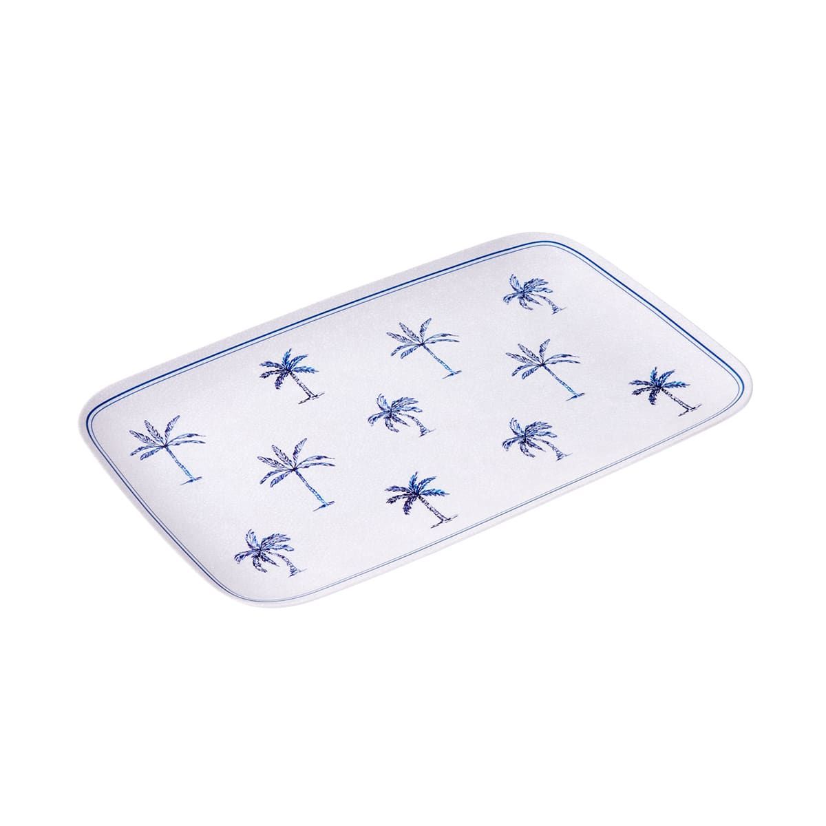 Coastal Palm Rectangle Platter