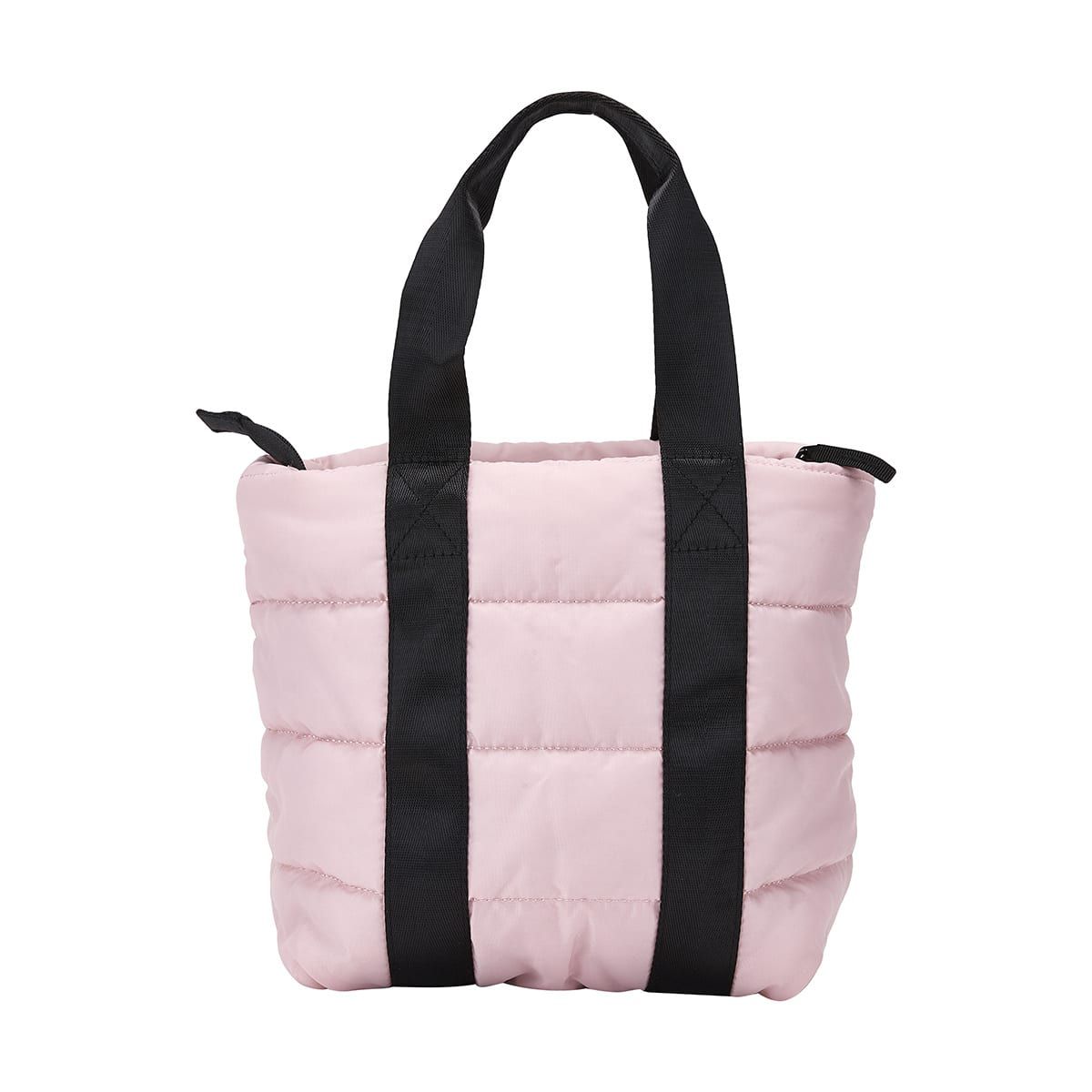 Pink Insulated Puffer Lunch Bag