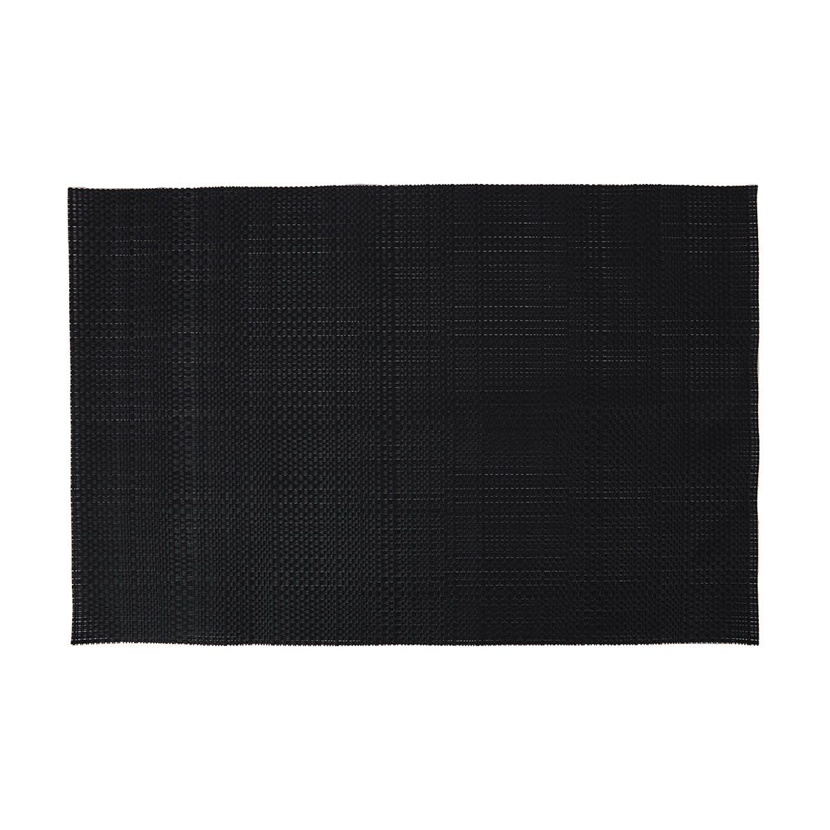 Black Weave Placemat
