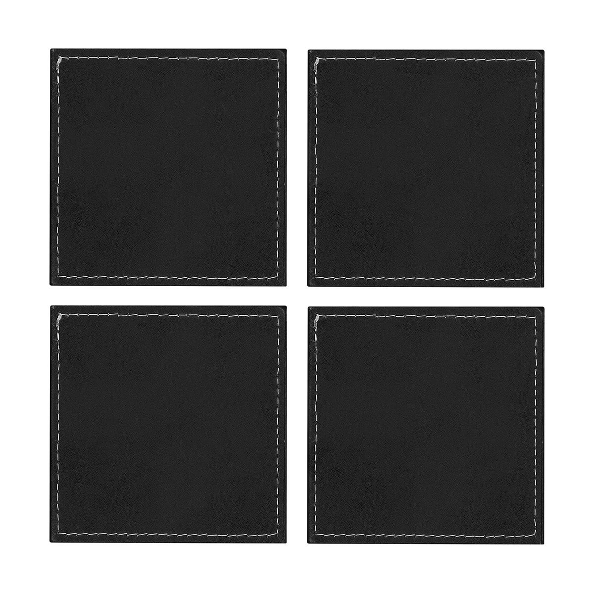 Set of 4 Black Coasters