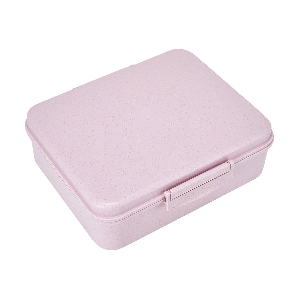 Pink Wheat Straw Bento Snack Box