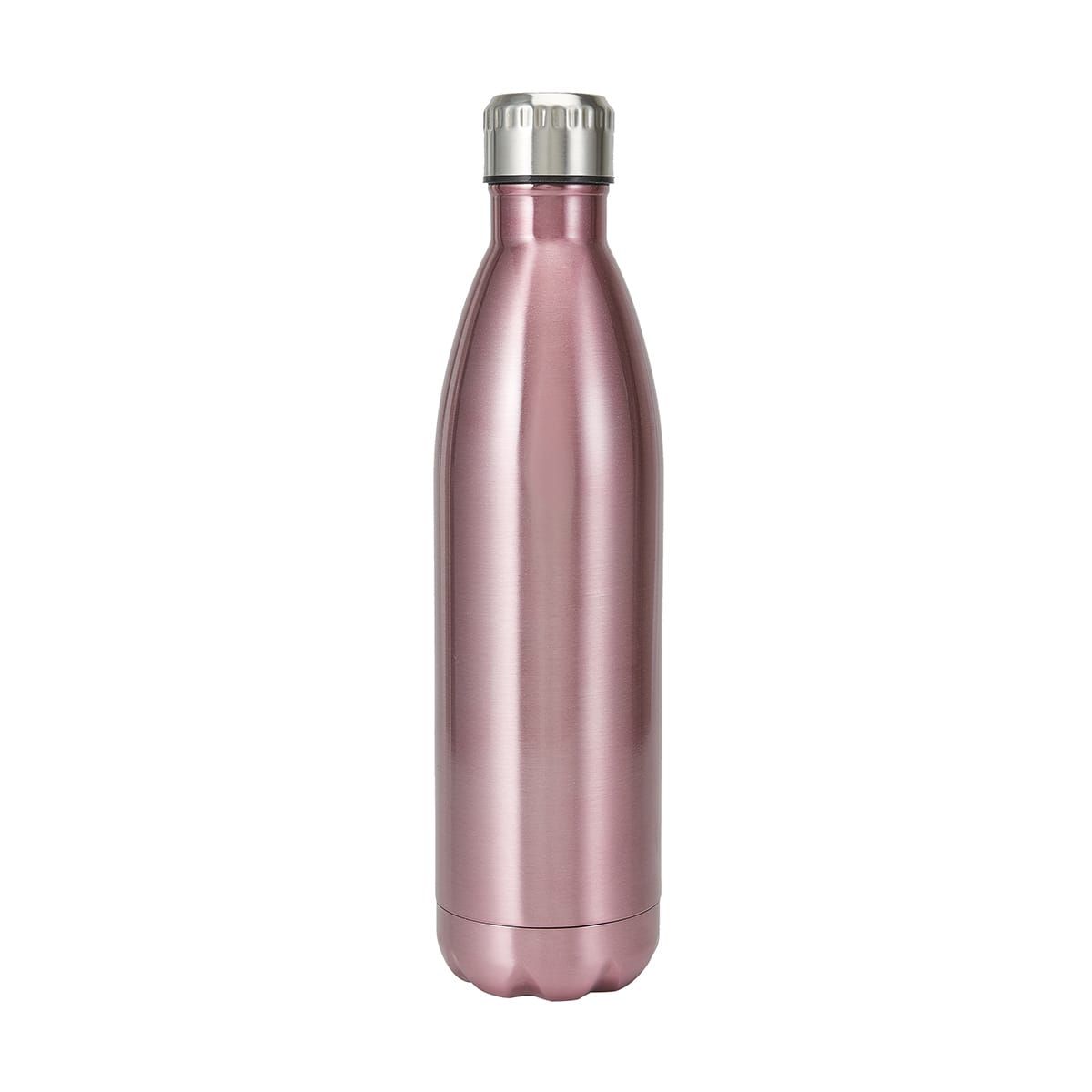 750ml Metallic Pink Double Wall Insulated Drink Bottle
