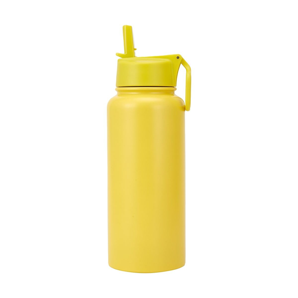 960ml Fluorescent Yellow Double Wall Insulated Drink Bottle