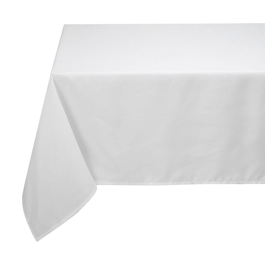 White Extra Large Tablecloth