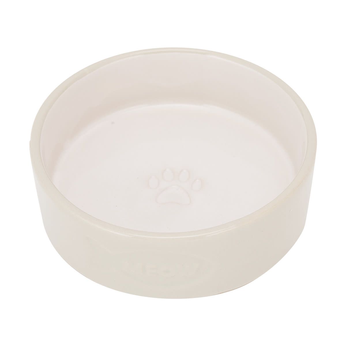 Cat Bowl Ceramic Debossed