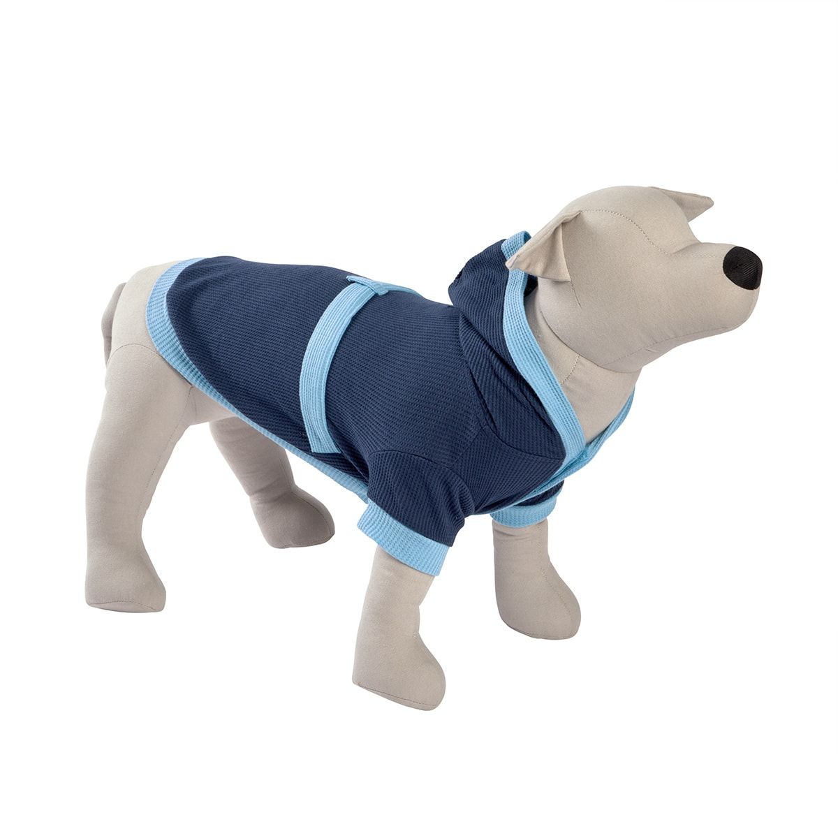 Pet Dressing Gown - Large, Blue
