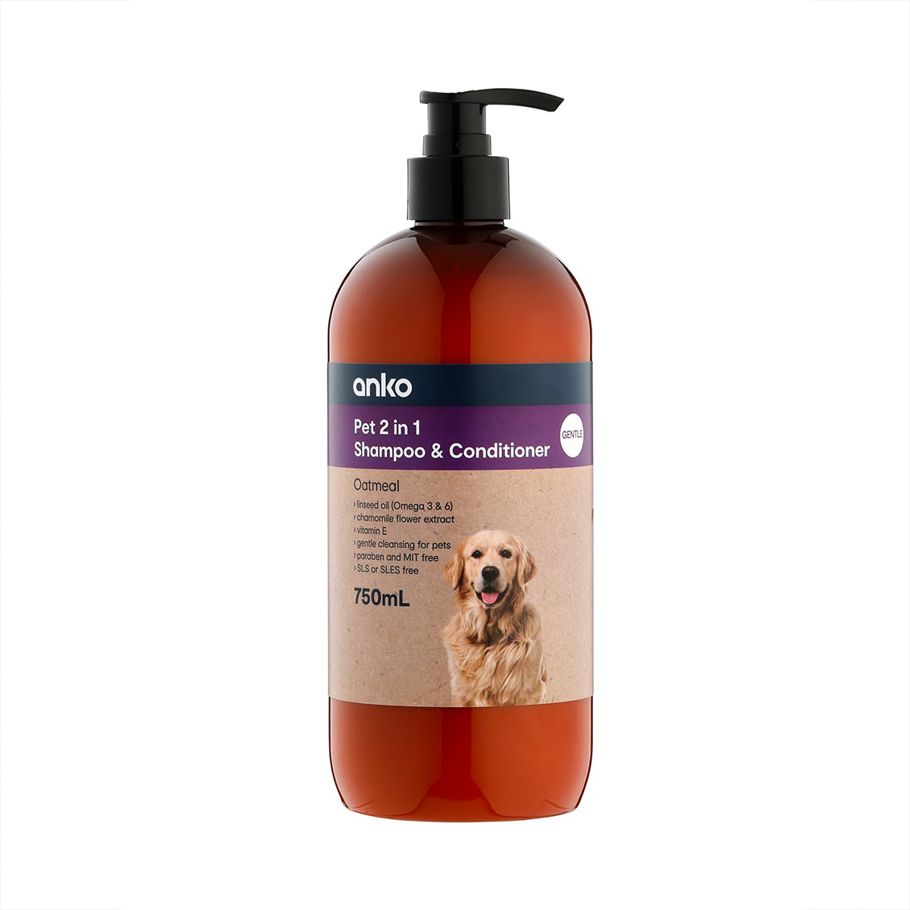 Pet 2 in 1 Shampoo and Conditioner 750ml - Oatmeal