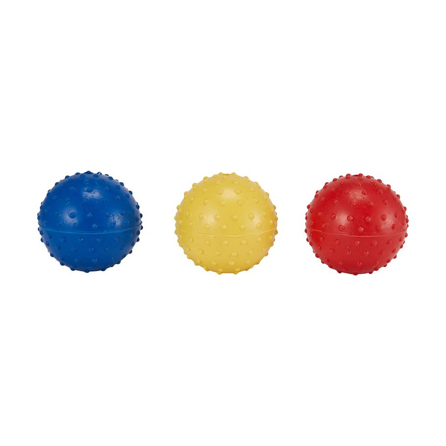 Pet Toy Fetch Ball with Bell - Assorted