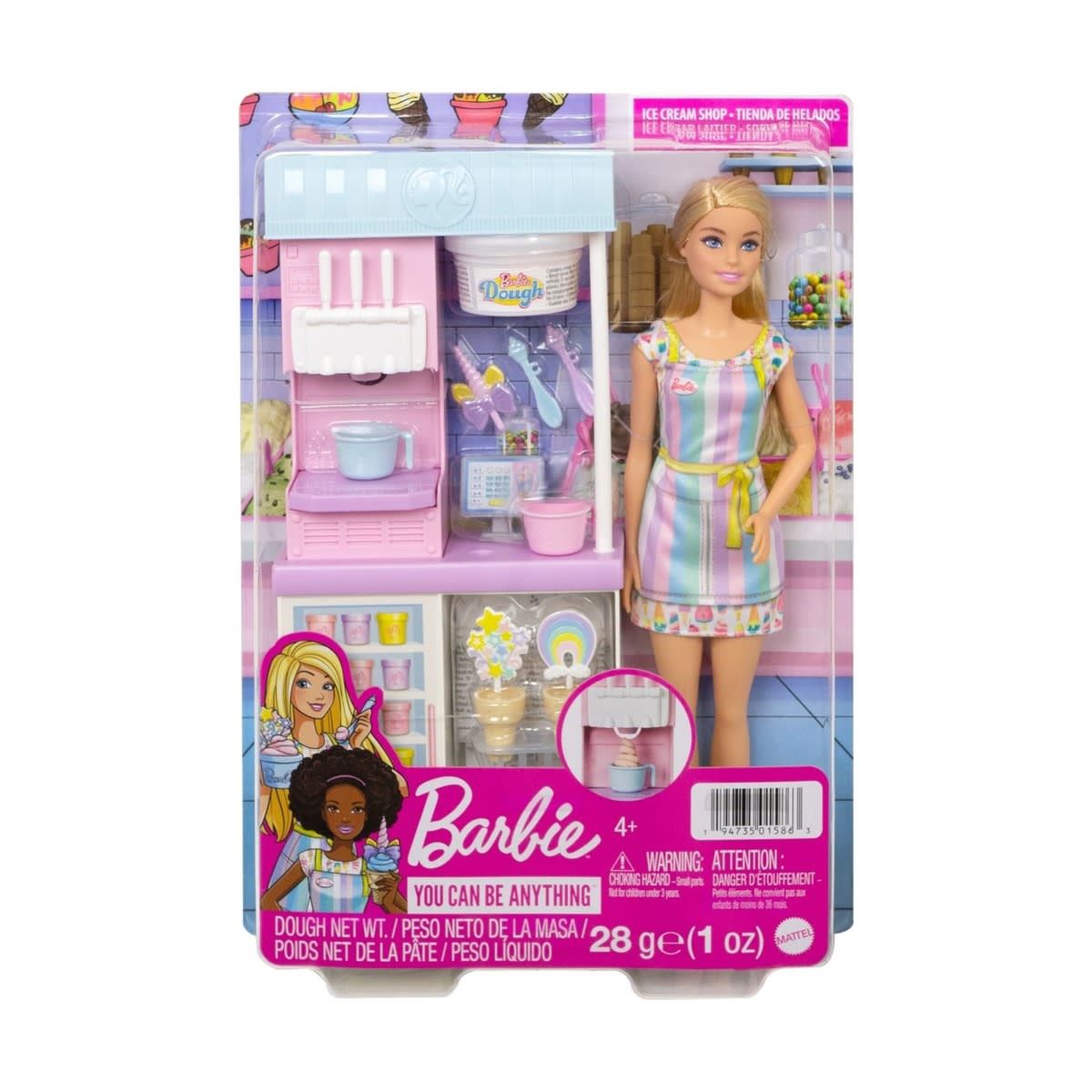 Barbie Ice Cream Shop Playset