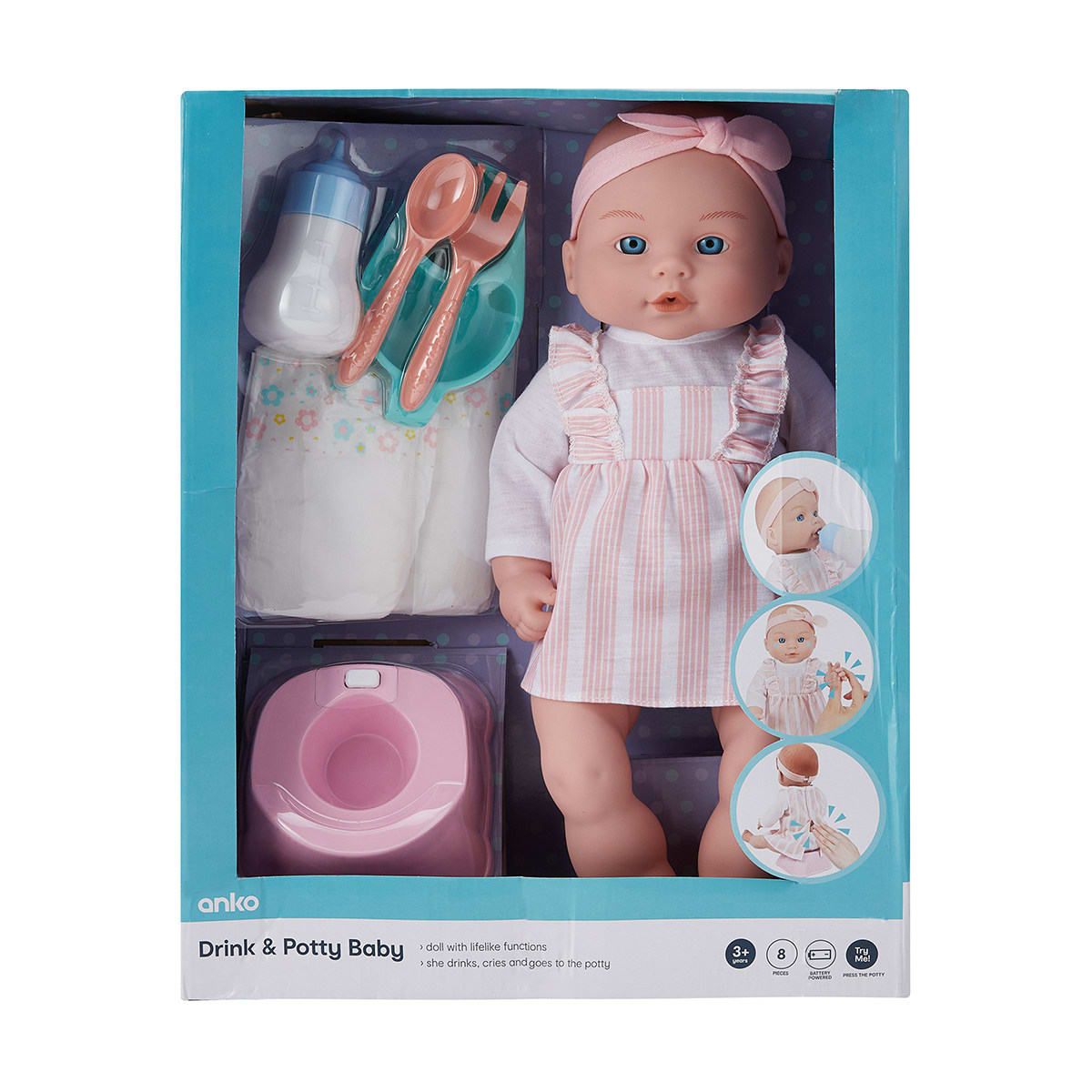 8 Piece Drink and Potty Baby