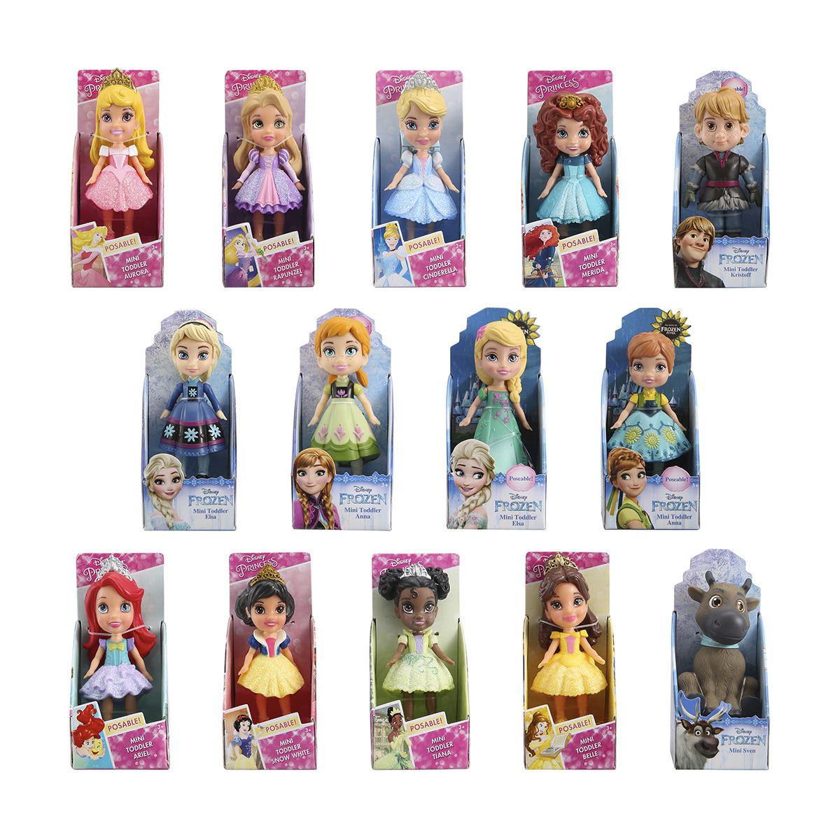 Mini Toddler Disney Doll - Assorted