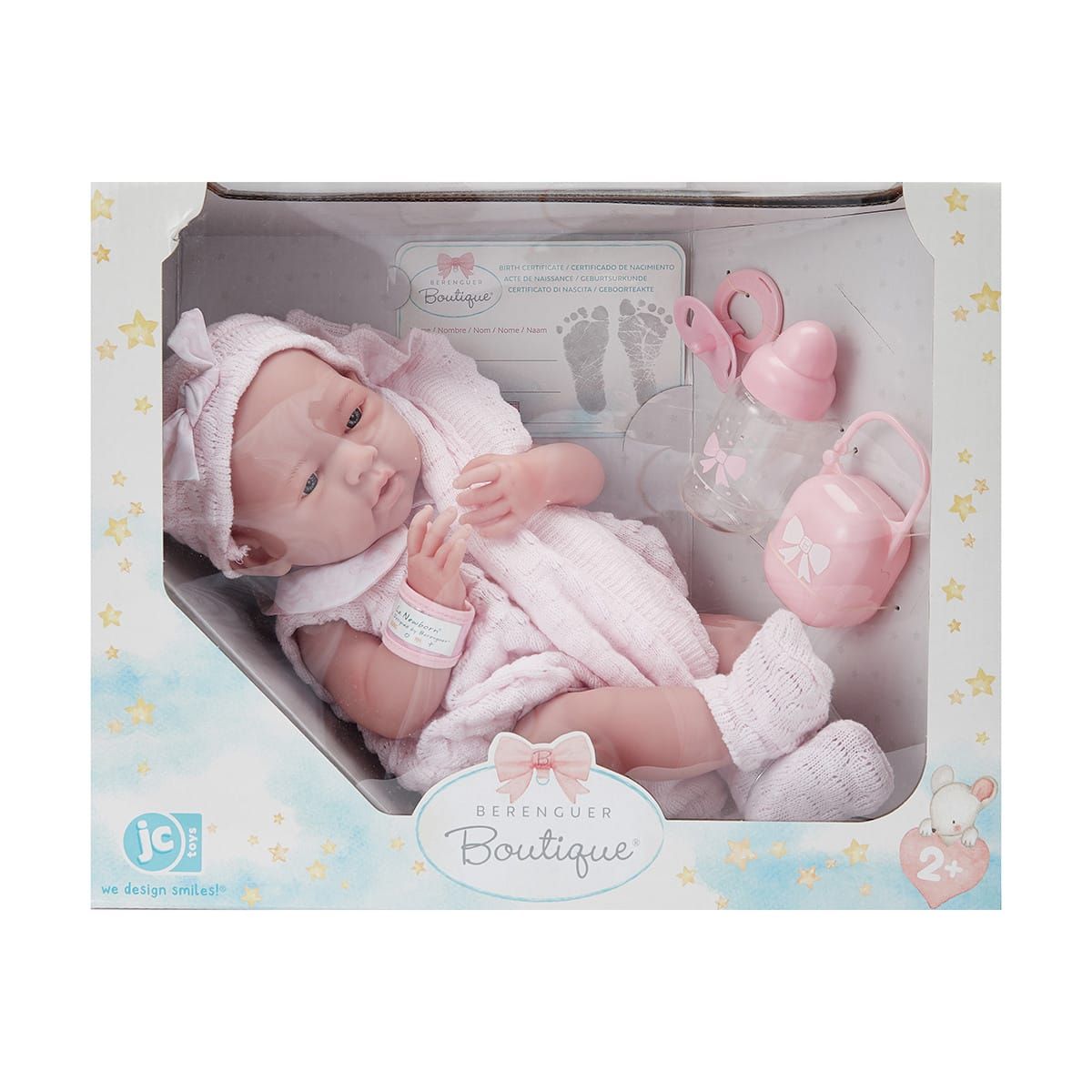 Berenguer Boutique Newborn Girl Doll with Bracelet