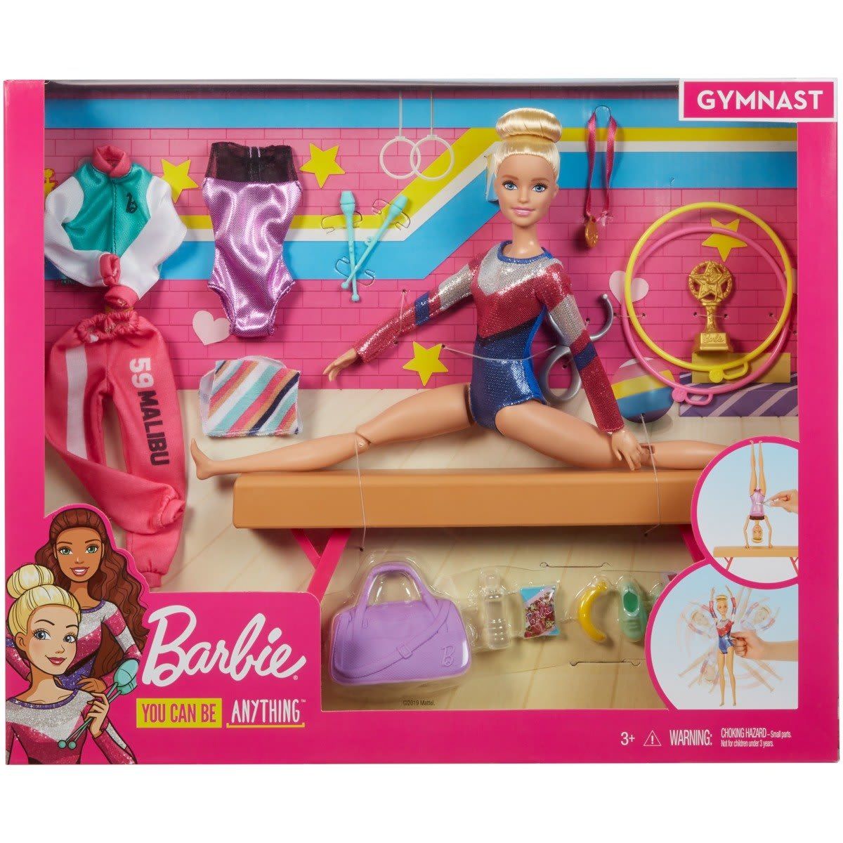 Barbie You Can Be Anything Gymnast Playset