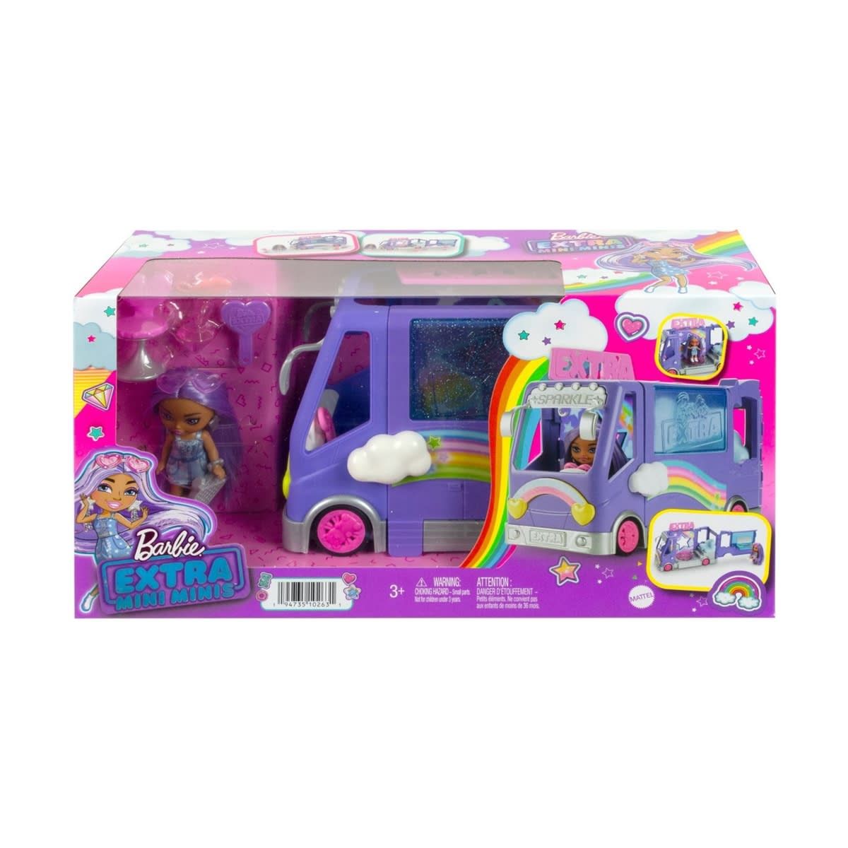 Barbie Extra Mini Minis Tour Bus Playset
