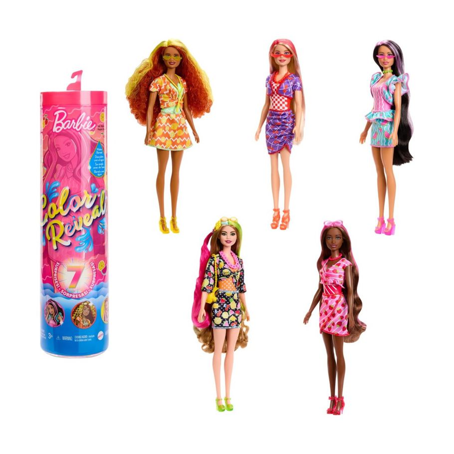 Barbie Color Reveal Sweet Fruit Series Doll - Assorted