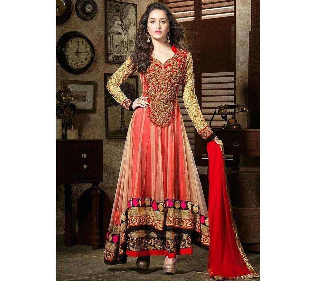 Indian Semistitched Georgette Long Dress Copy