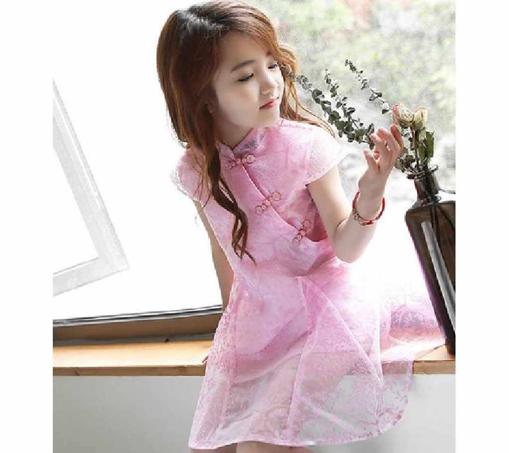Pink Summer Skirt Dress for Kids