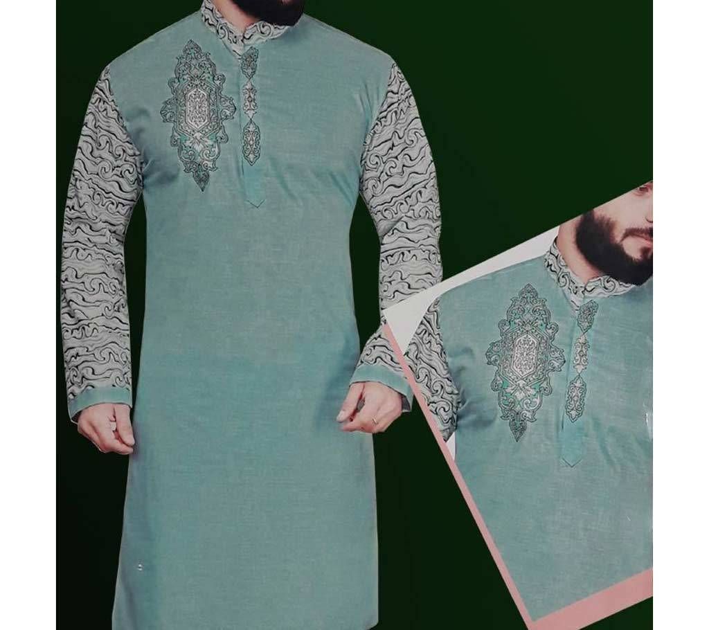 Eid Collection - Menz Slim Fit Semi Long Punjabi 100203