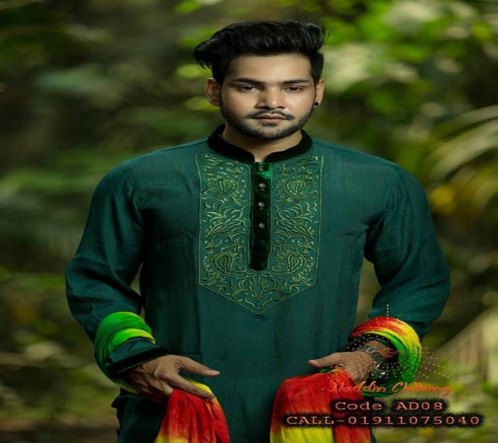 China tissue cotton Short panjabi