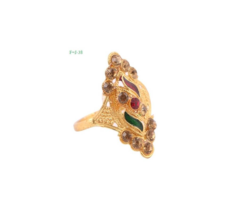 Ladies Gold Plated Finger Ring  