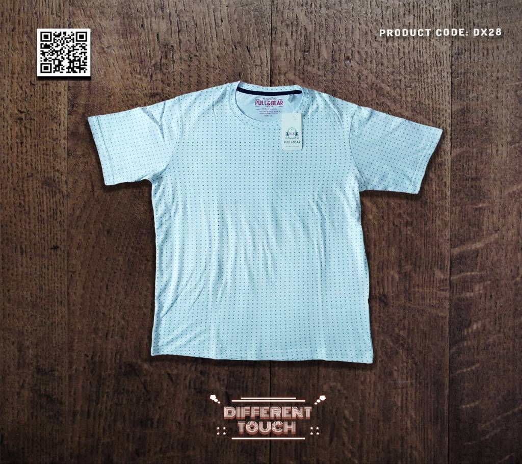 Pull & Bear Summer Cotton Casual T-shirt (Copy)