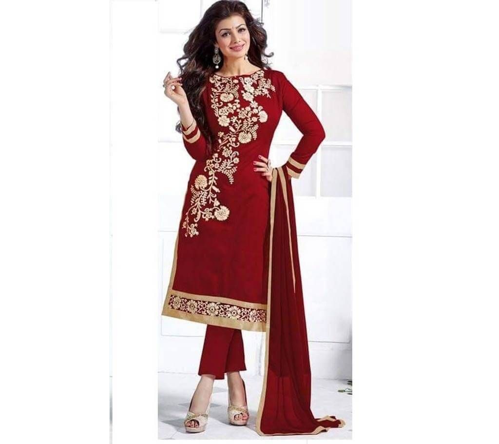 Unstitched Cotton three-piece salwar kameez (Copy)