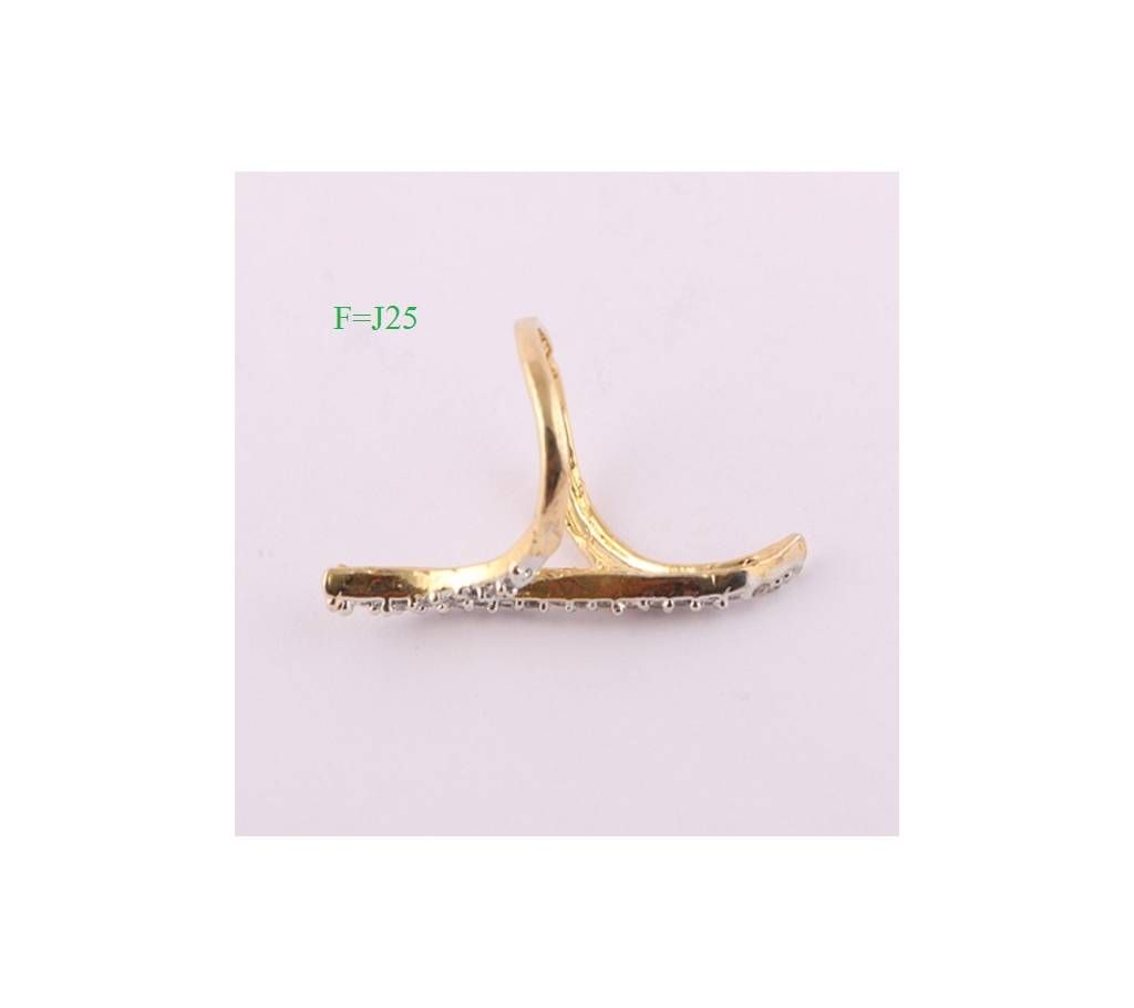 Indian gold plated finger ring-25