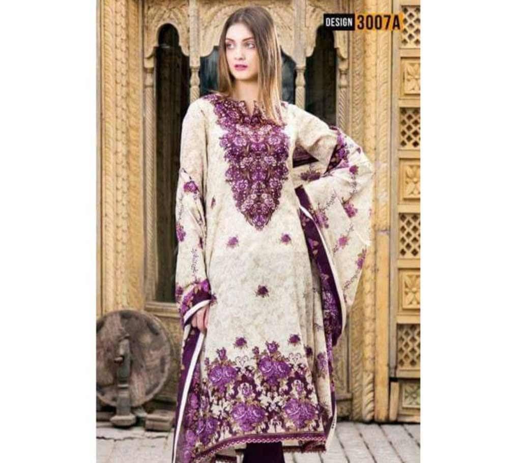 Unstitched Cotton Lawn