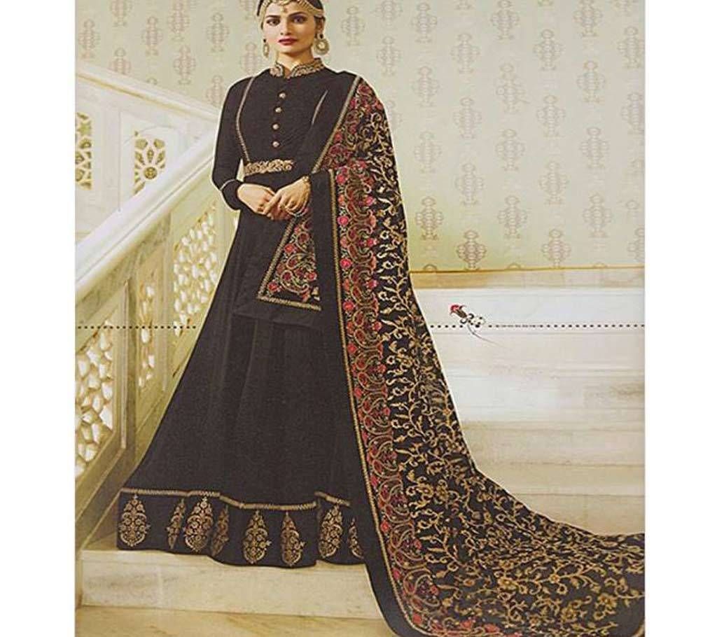 Unstitched Indian Silk Gown